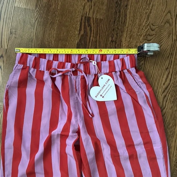 Buddy Love purple and red striped  Pajama Set large - Picture 5 of 13